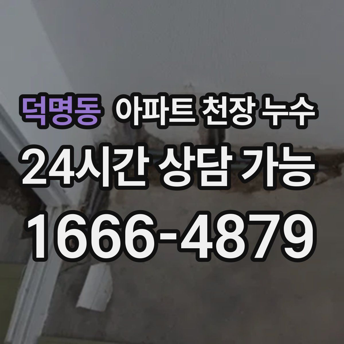 덕명동 아파트 천장 누수