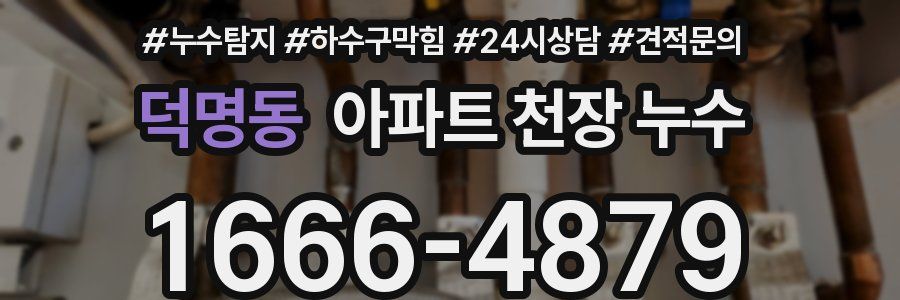 덕명동 아파트 천장 누수