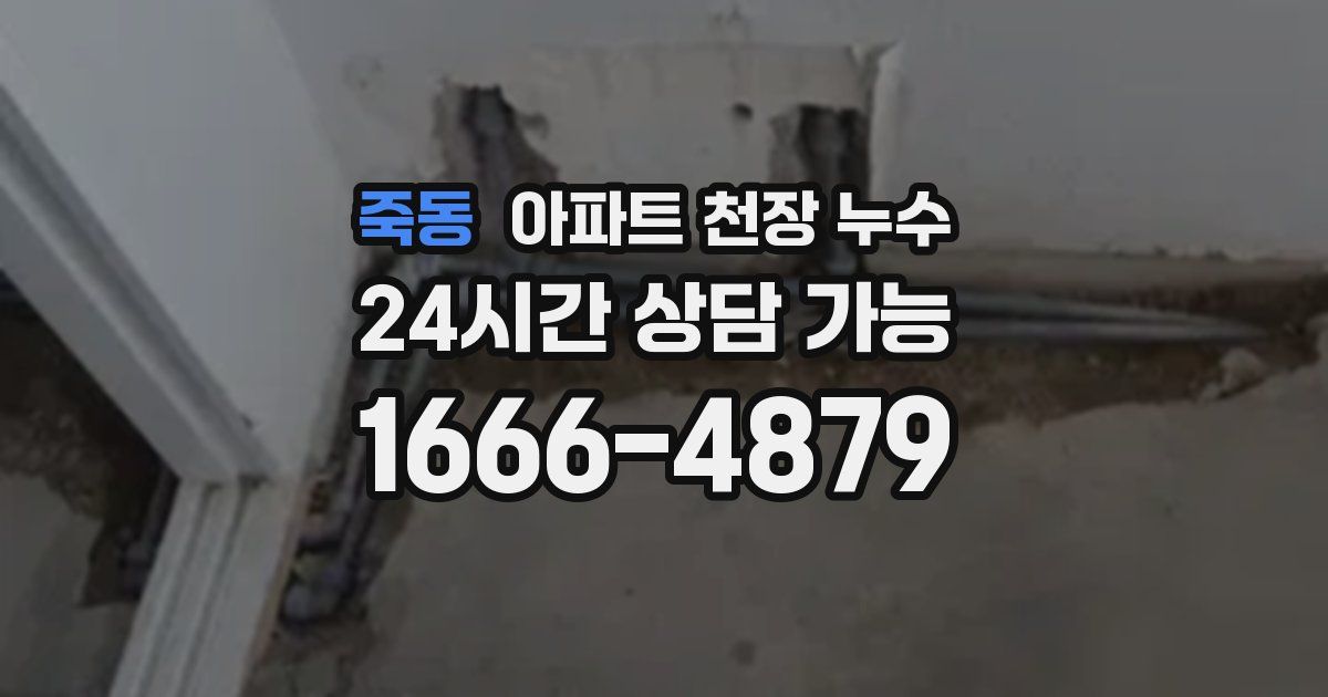 죽동 아파트 천장 누수