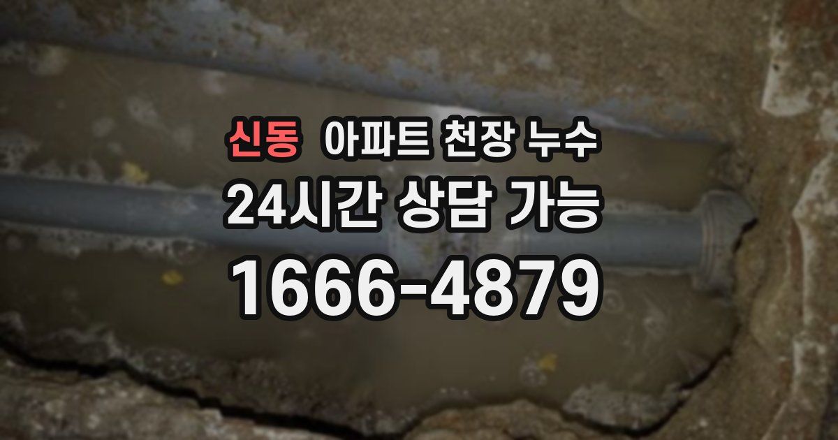 신동 아파트 천장 누수