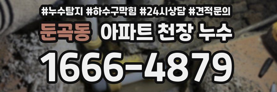둔곡동 아파트 천장 누수