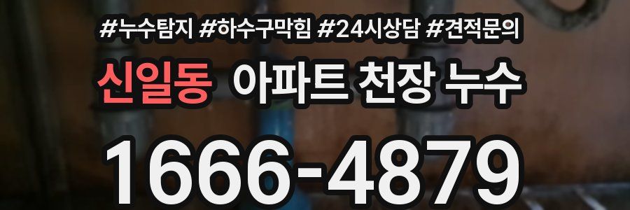 신일동 아파트 천장 누수
