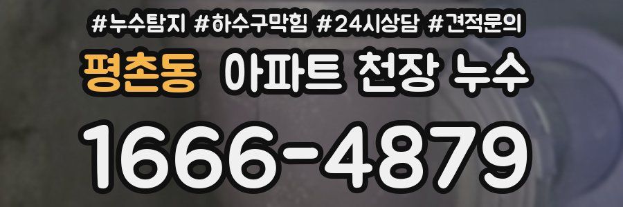 평촌동 아파트 천장 누수