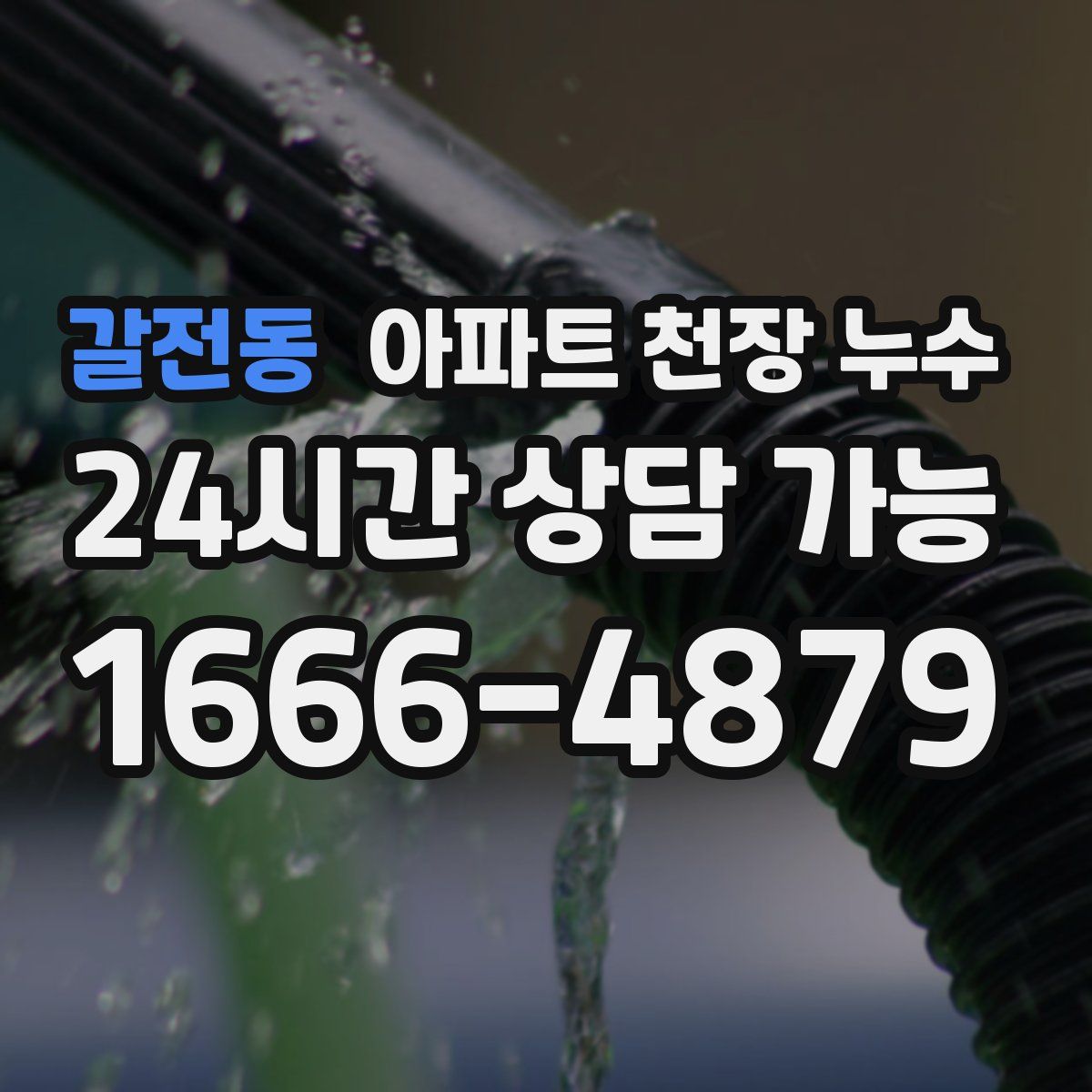 갈전동 아파트 천장 누수