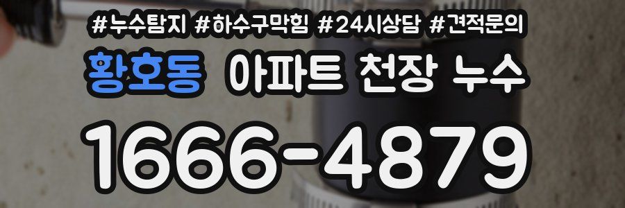황호동 아파트 천장 누수