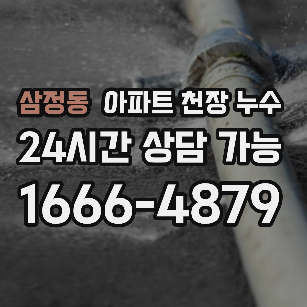 삼정동 아파트 천장 누수