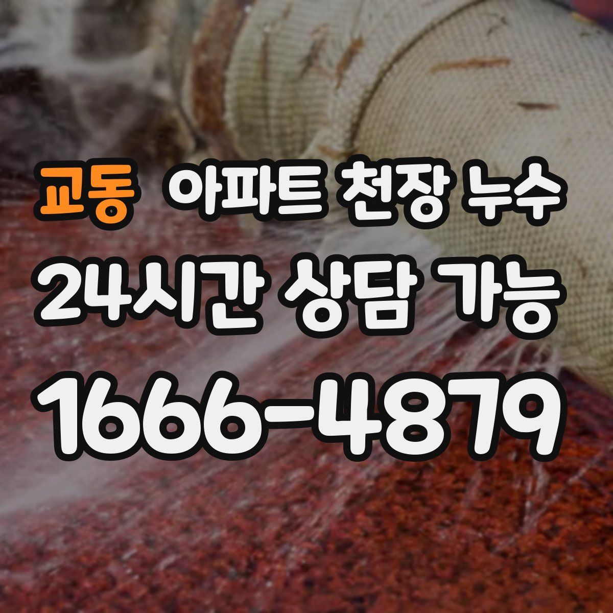 교동 아파트 천장 누수