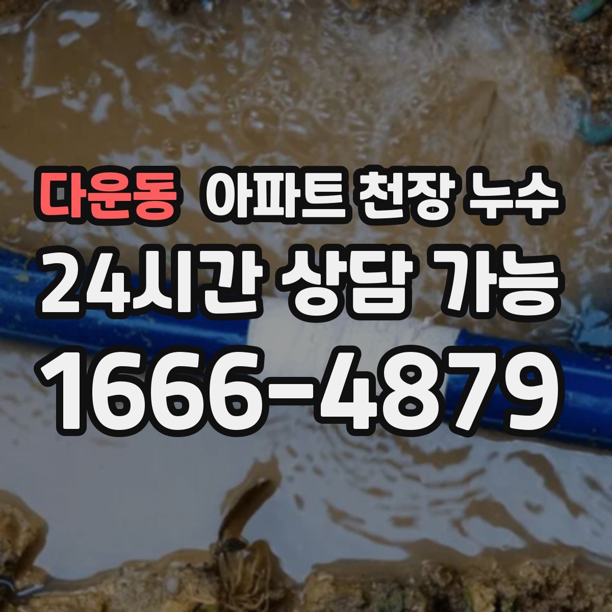 다운동 아파트 천장 누수