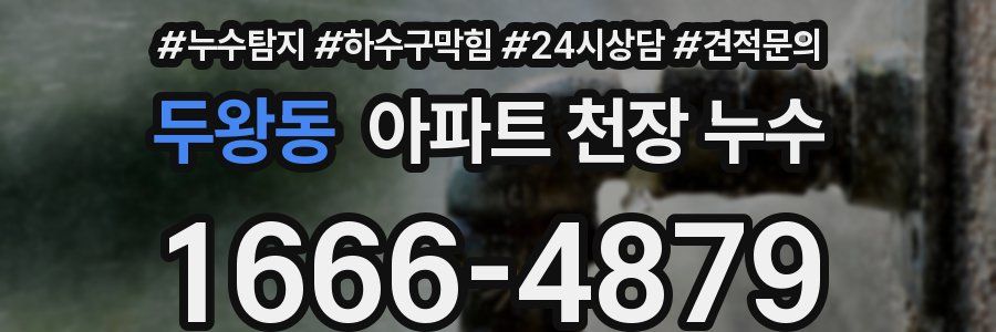 두왕동 아파트 천장 누수