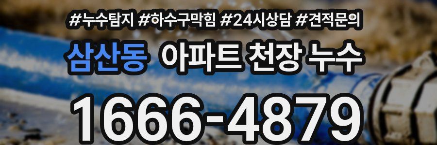 삼산동 아파트 천장 누수
