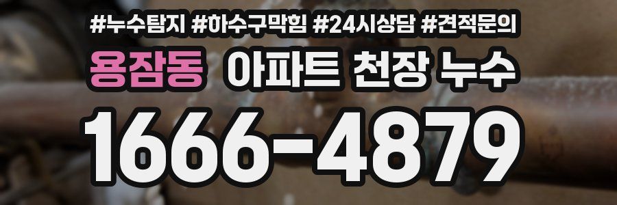 용잠동 아파트 천장 누수