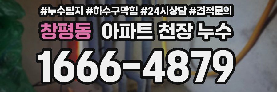 창평동 아파트 천장 누수