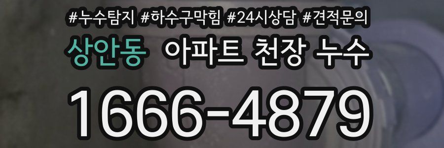 상안동 아파트 천장 누수