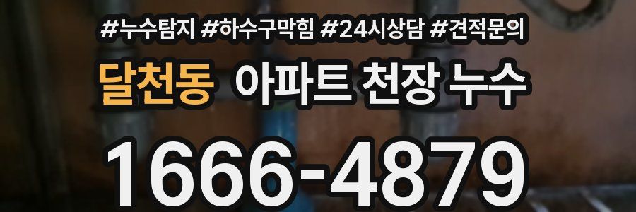 달천동 아파트 천장 누수