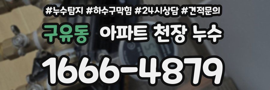 구유동 아파트 천장 누수