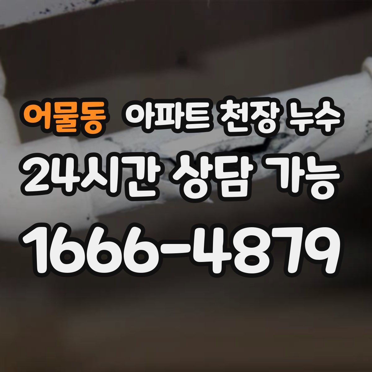 어물동 아파트 천장 누수
