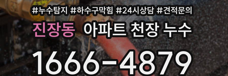 진장동 아파트 천장 누수
