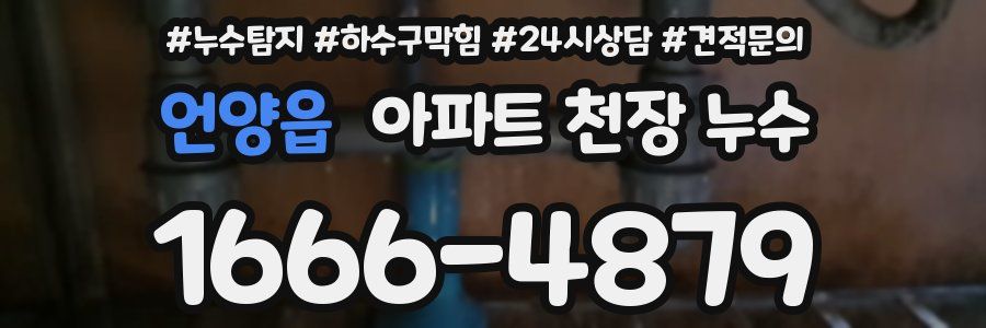 언양읍 아파트 천장 누수