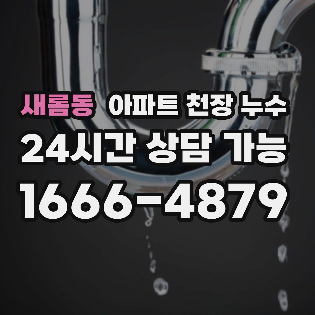 새롬동 아파트 천장 누수