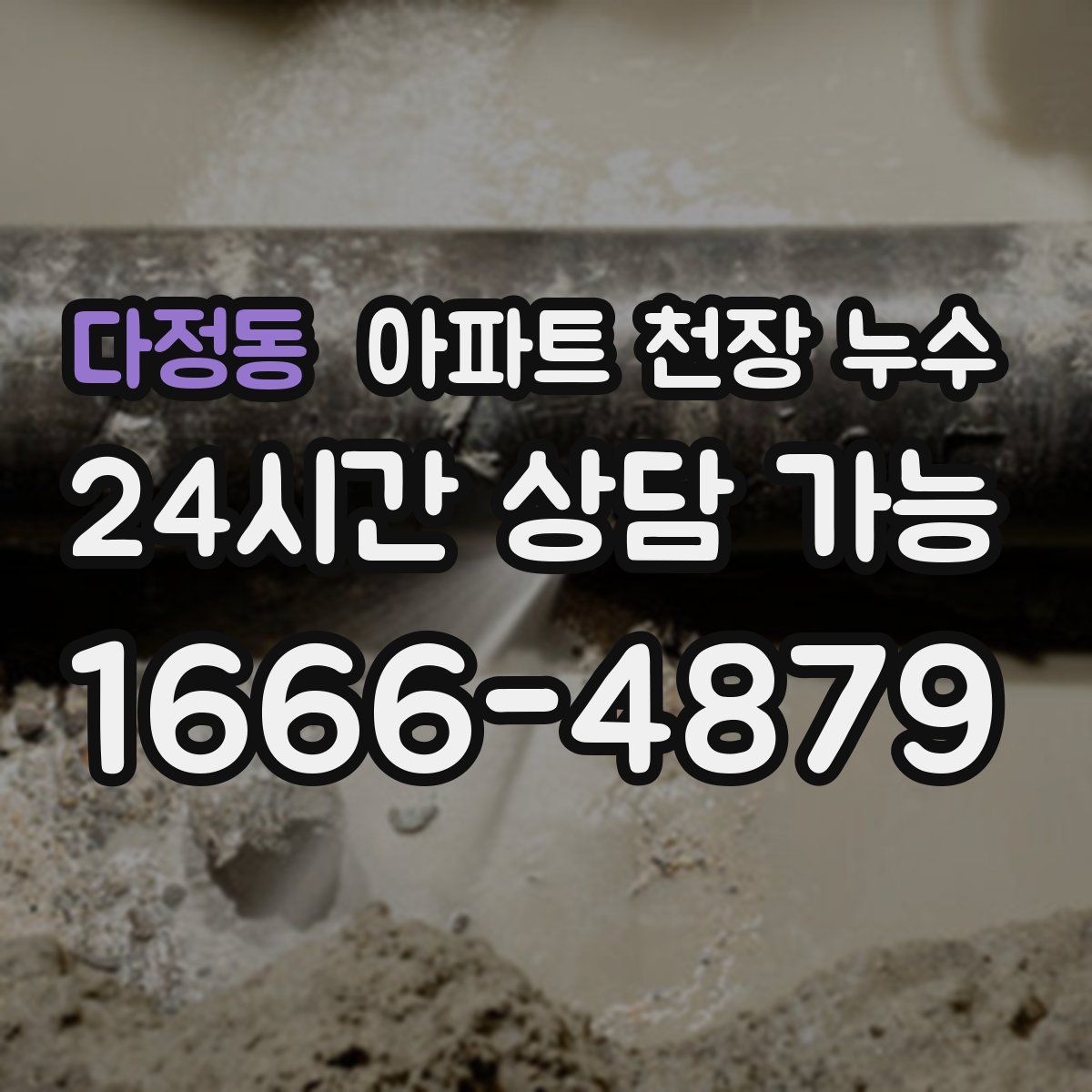 다정동 아파트 천장 누수
