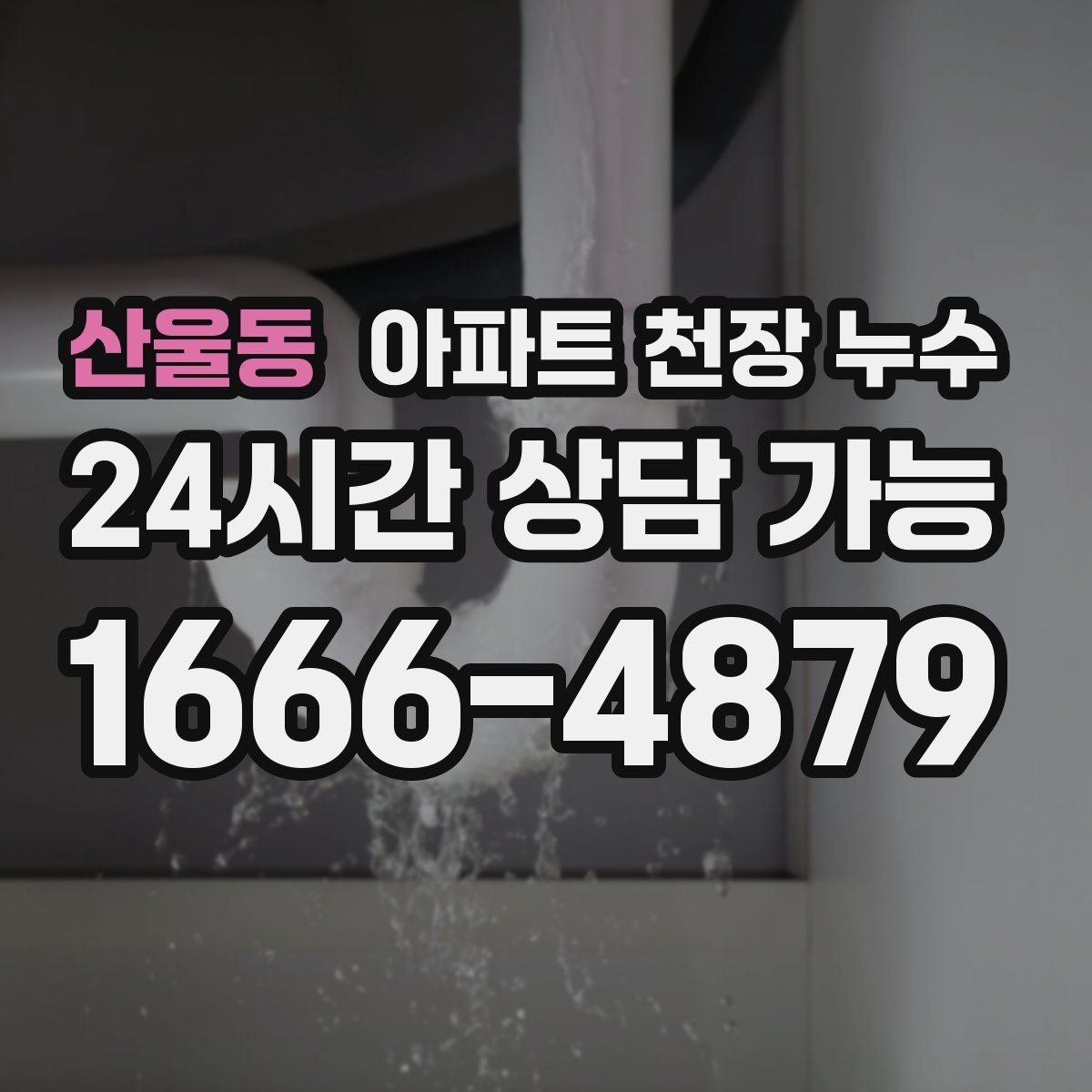 산울동 아파트 천장 누수