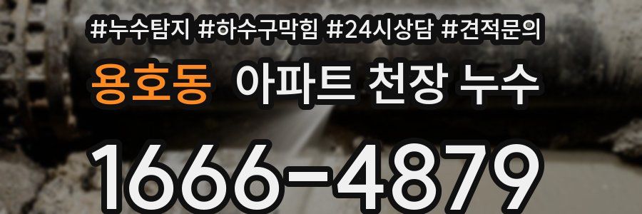 용호동 아파트 천장 누수