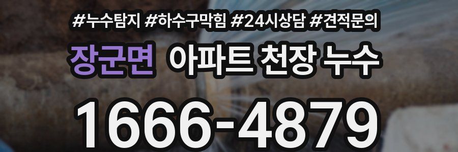 장군면 아파트 천장 누수