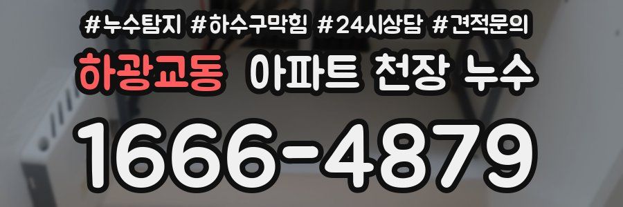 하광교동 아파트 천장 누수