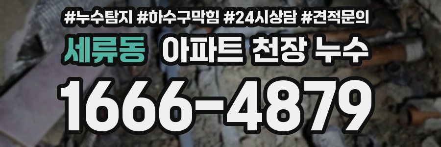 세류동 아파트 천장 누수
