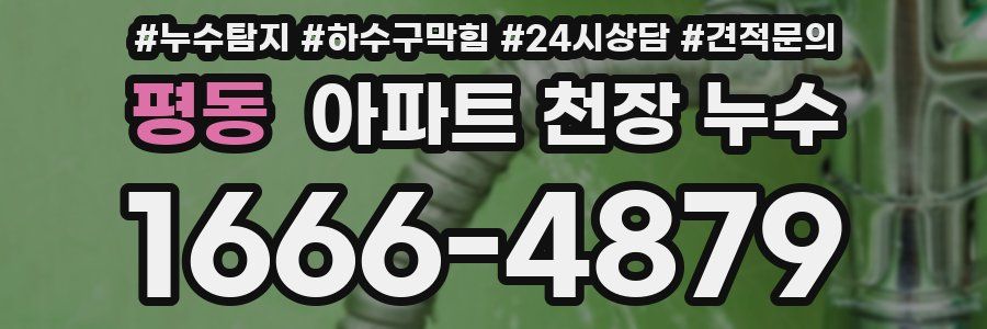 평동 아파트 천장 누수
