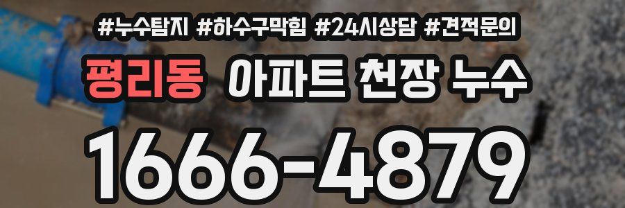 평리동 아파트 천장 누수