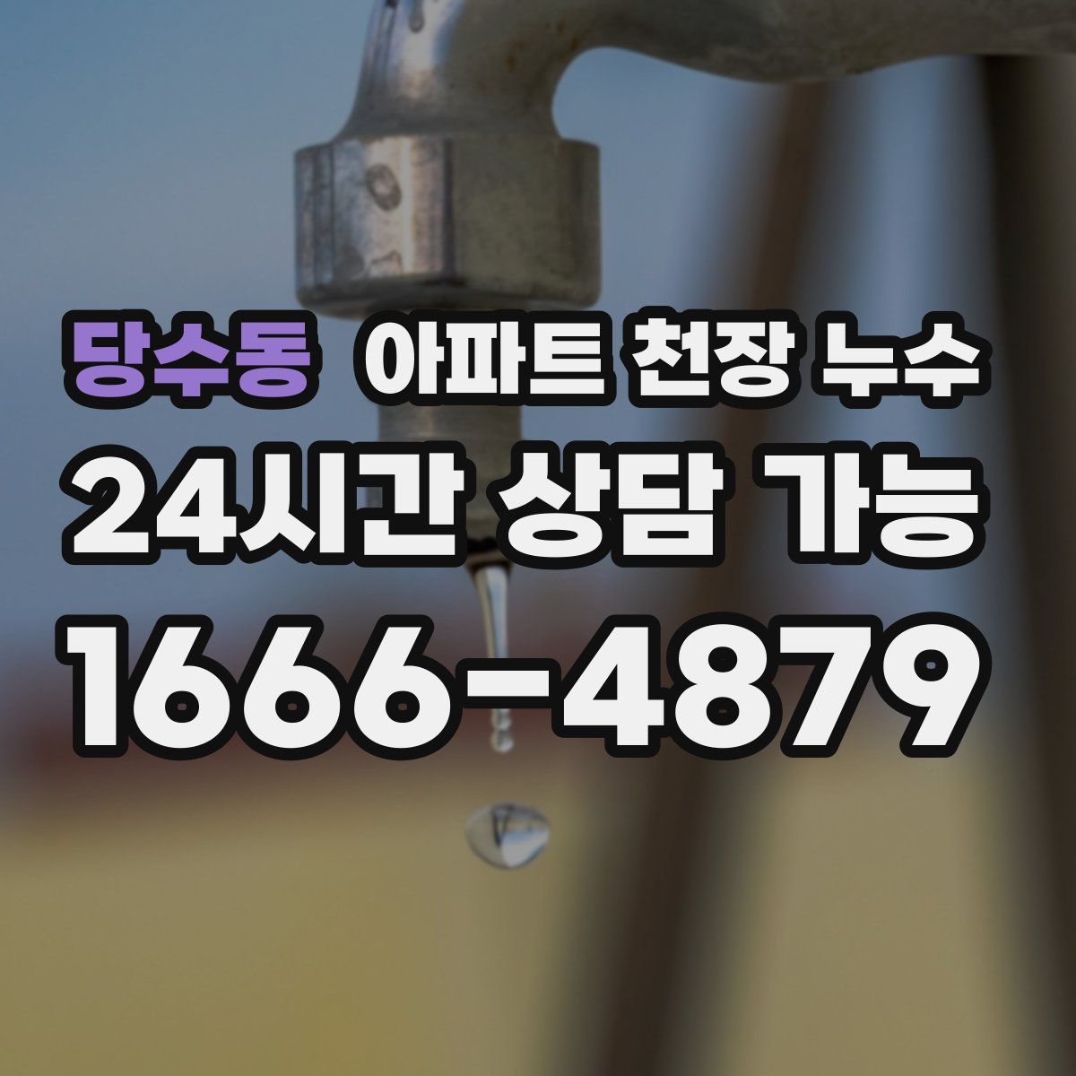 당수동 아파트 천장 누수