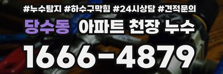 당수동 아파트 천장 누수