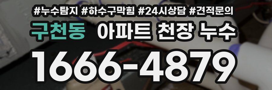 구천동 아파트 천장 누수