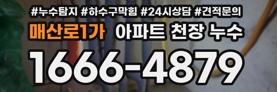 매산로1가 아파트 천장 누수