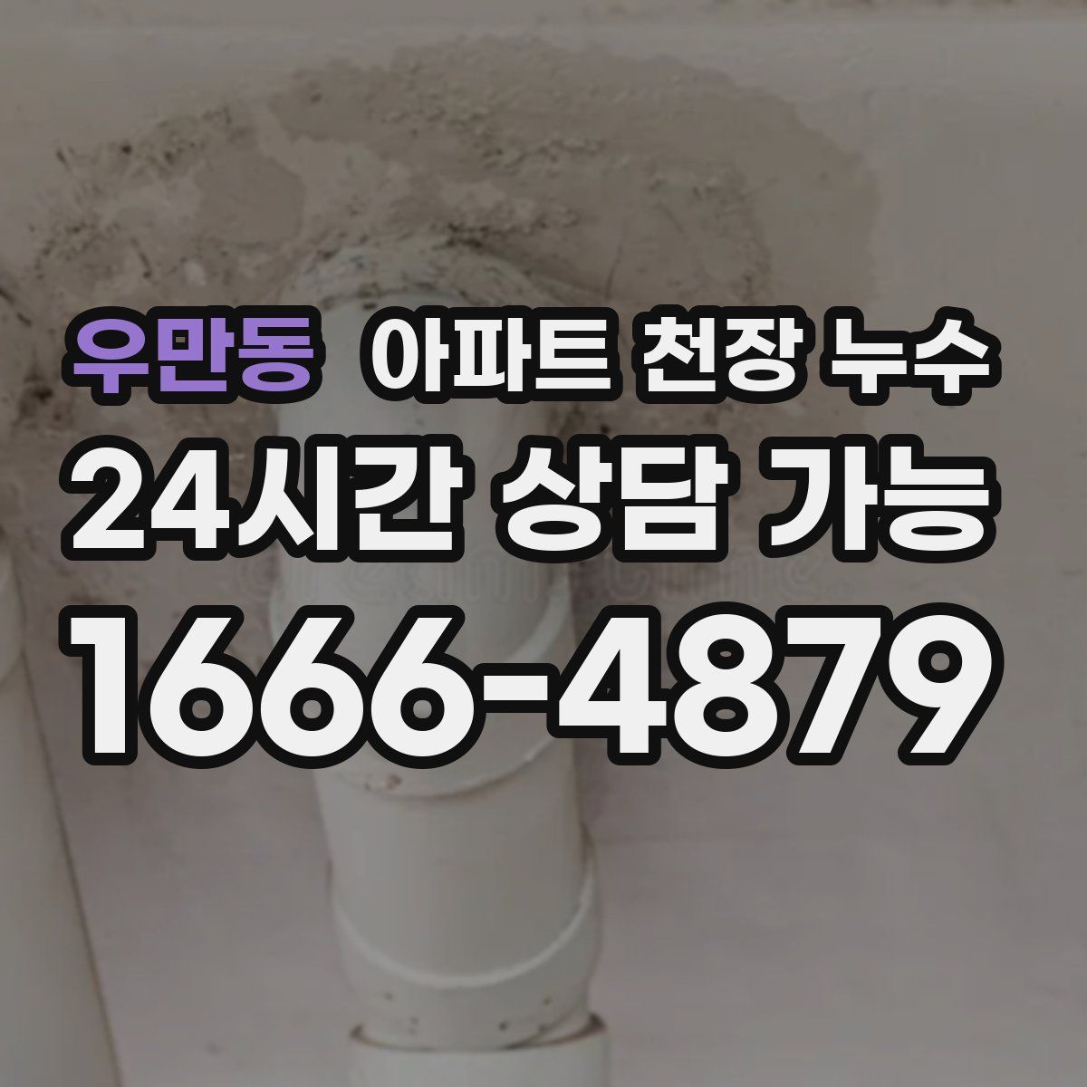 우만동 아파트 천장 누수