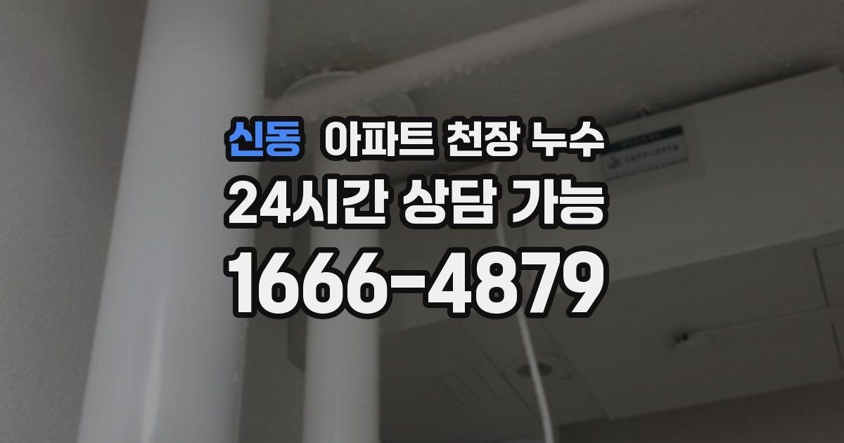 신동 아파트 천장 누수