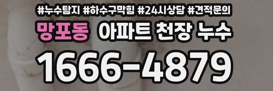 망포동 아파트 천장 누수