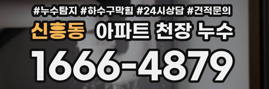 신흥동 아파트 천장 누수