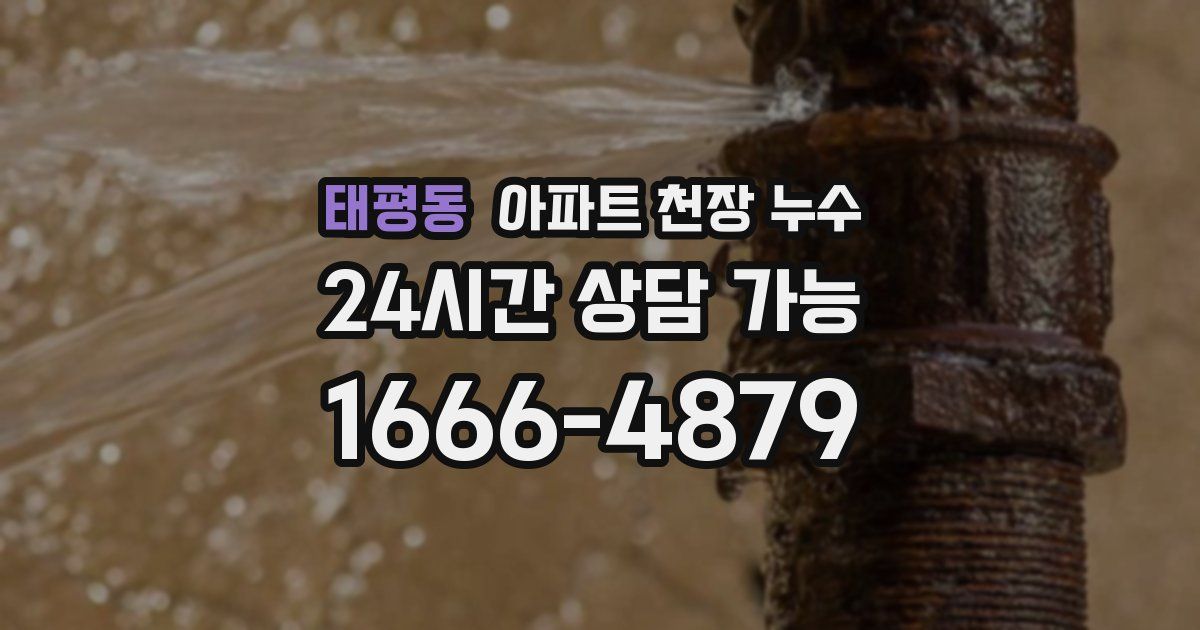 태평동 아파트 천장 누수