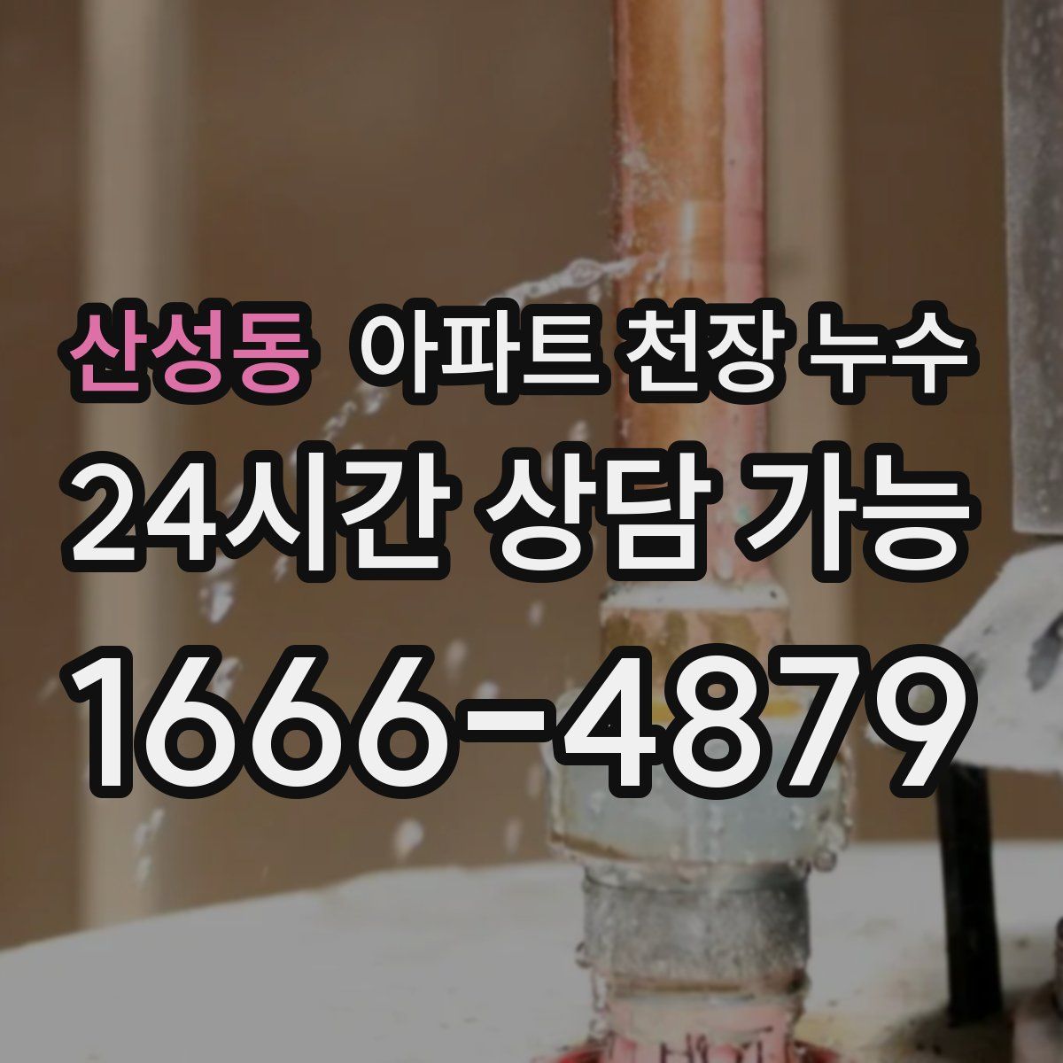 산성동 아파트 천장 누수