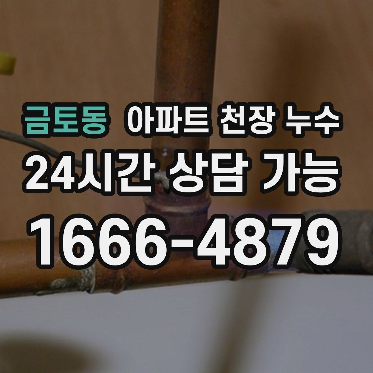 금토동 아파트 천장 누수