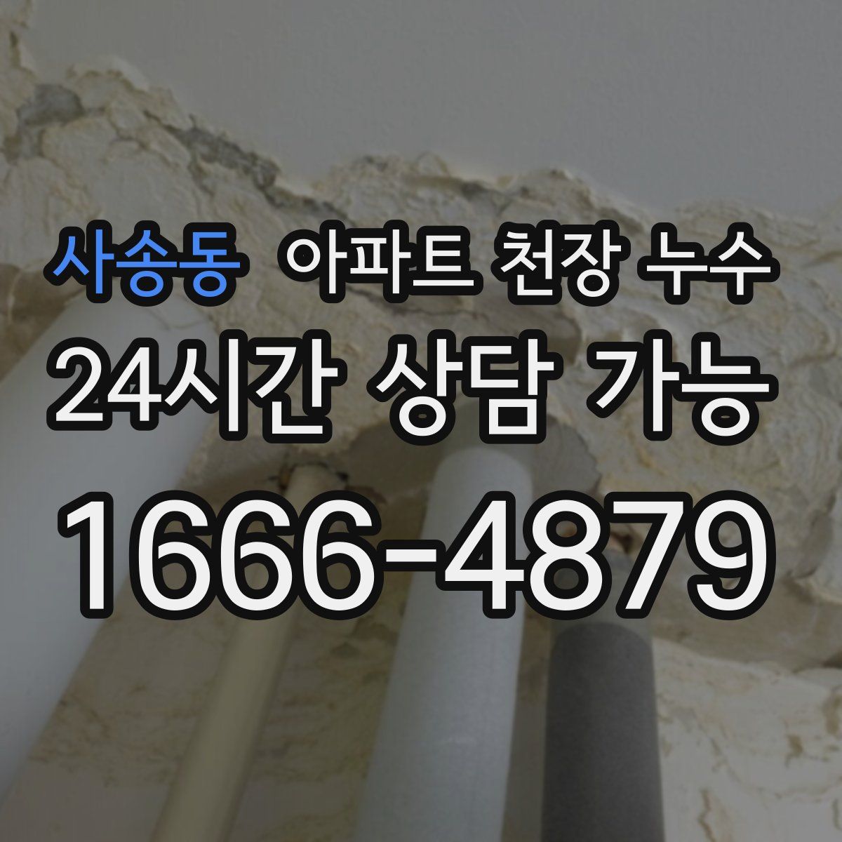 사송동 아파트 천장 누수