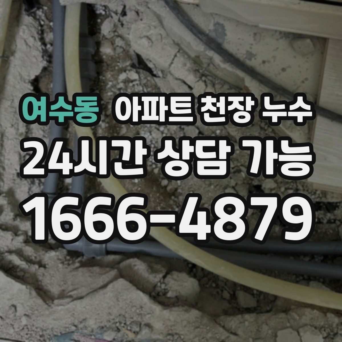 여수동 아파트 천장 누수