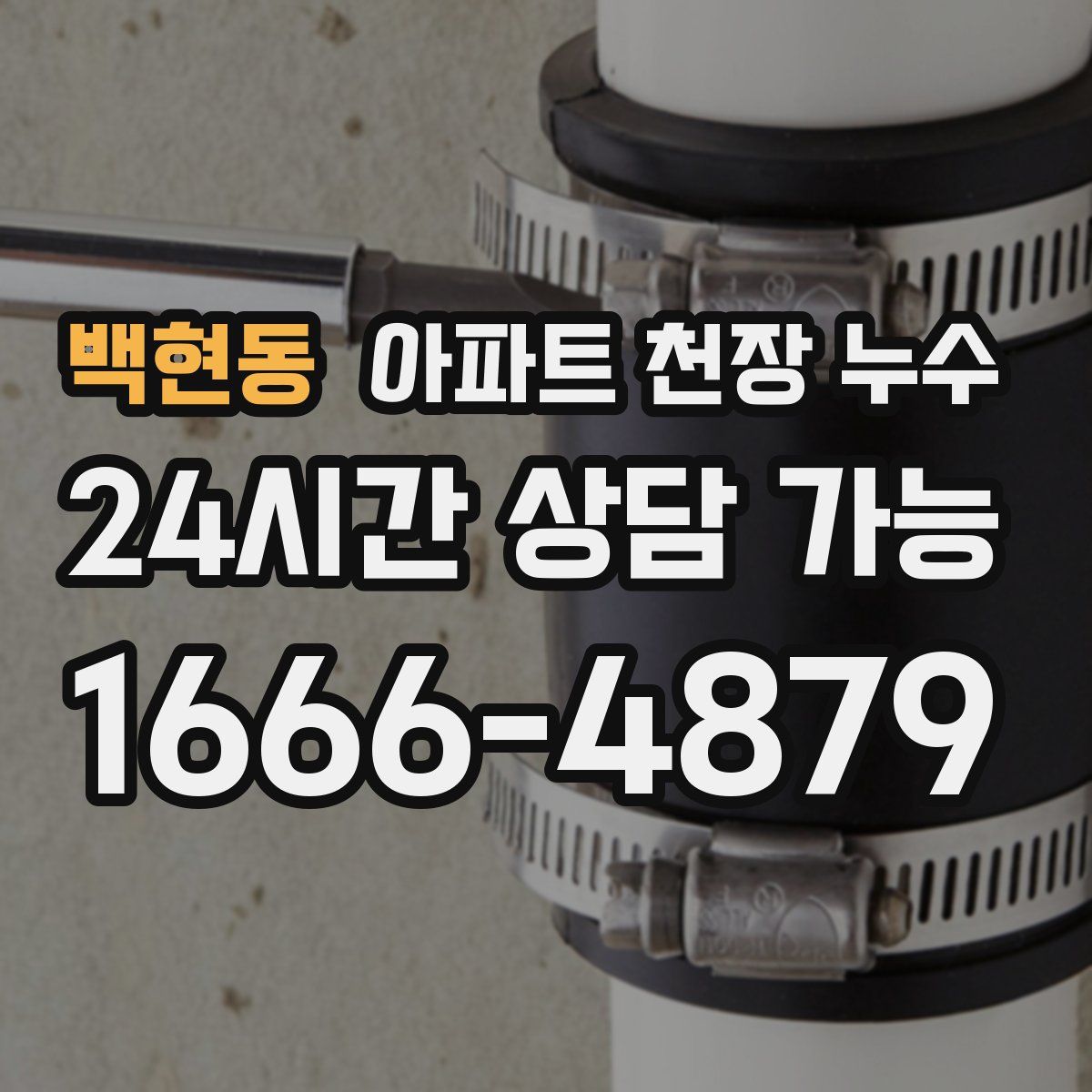 백현동 아파트 천장 누수