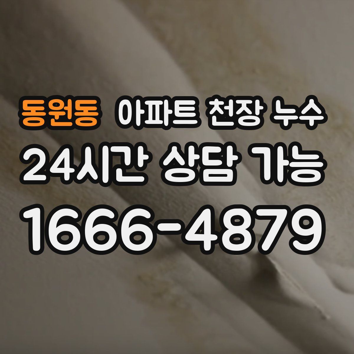 동원동 아파트 천장 누수