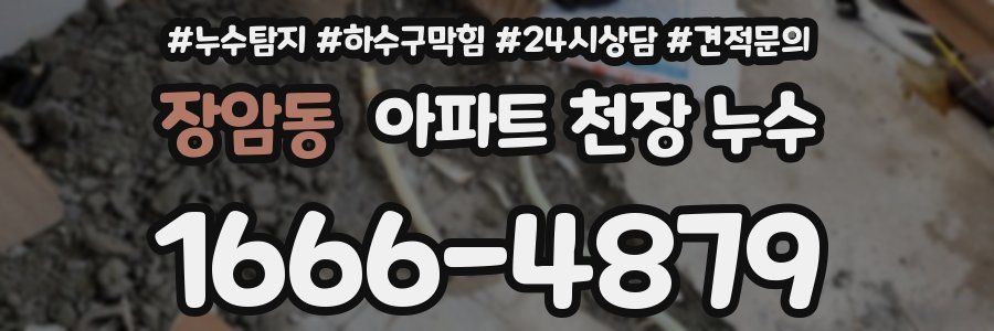장암동 아파트 천장 누수