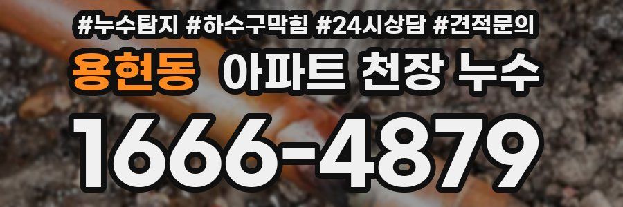 용현동 아파트 천장 누수
