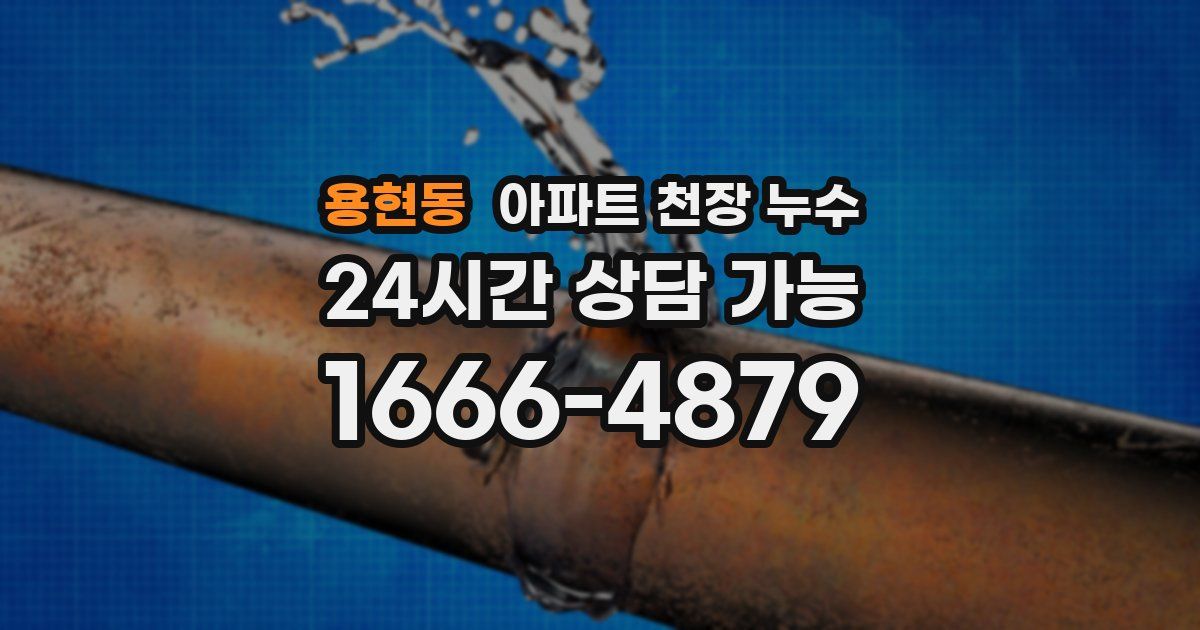 용현동 아파트 천장 누수