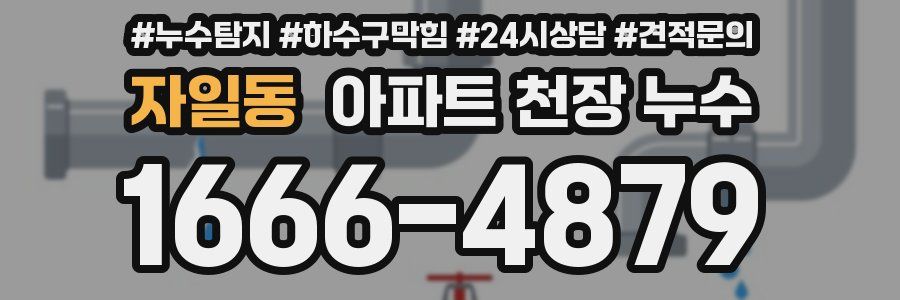 자일동 아파트 천장 누수